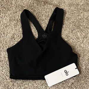 Alo yoga black tank top. NWT